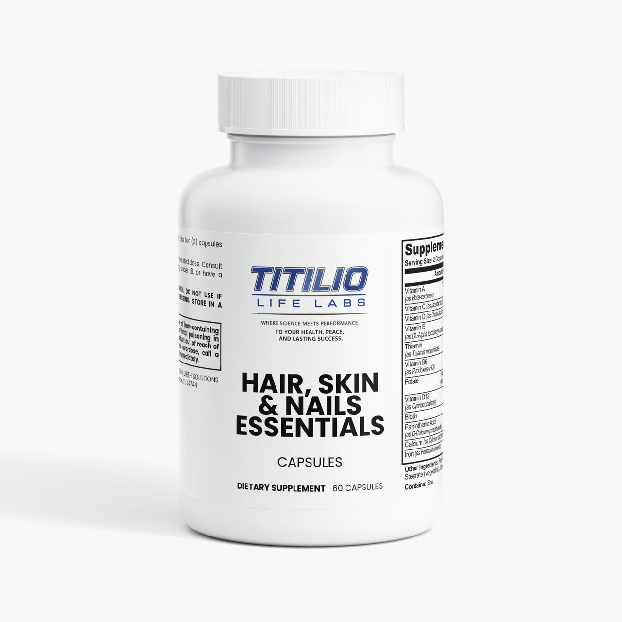 Hair, Skin and Nails Essentials Vital Nutra - Titilio Life Labs - Titilio.com