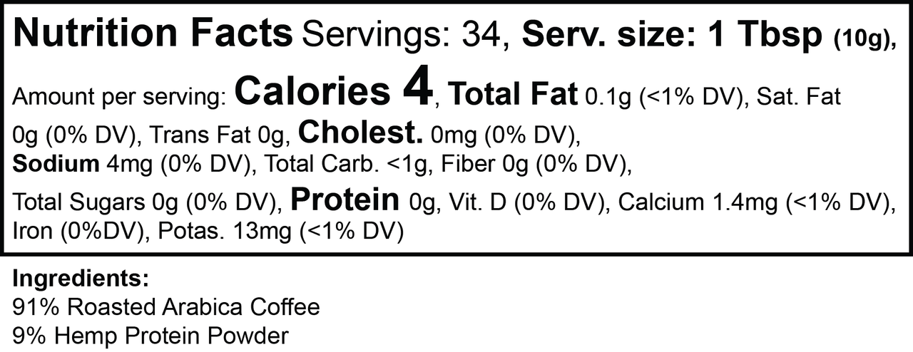Hemp Harvest Coffee Vital Nutra (Medium Roast) - Titilio Life Labs - Titilio.com