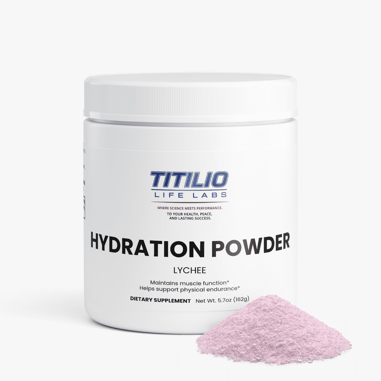Hydration Powder Vital Nutra (Lychee) - Titilio Life Labs - Titilio.com