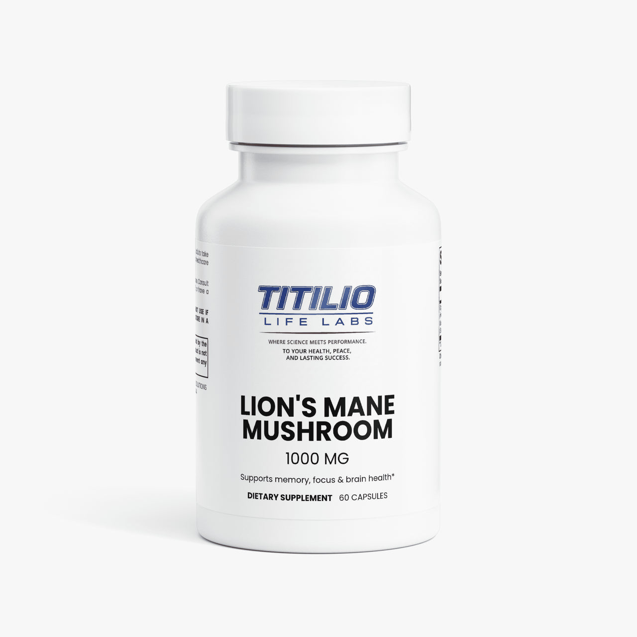 Lion's Mane Mushroom Vital Nutra - Titilio Life Labs - Titilio.com