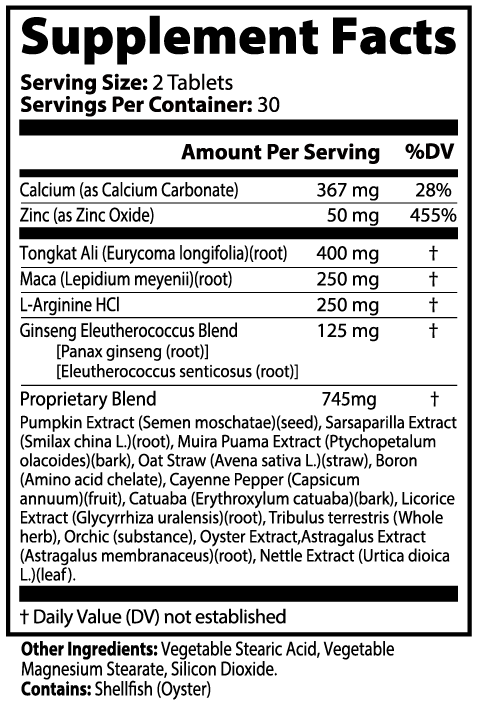 Men's Vitality Vital Nutra - Titilio Life Labs - Titilio.com