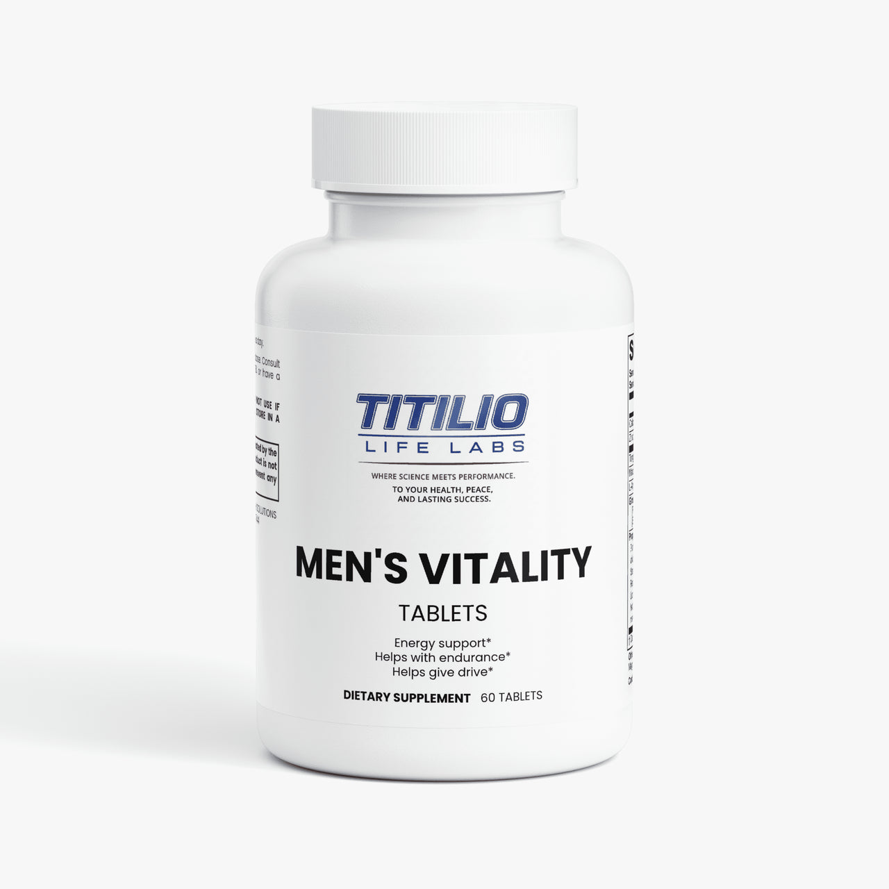 Men's Vitality Vital Nutra - Titilio Life Labs. - Titilio.com