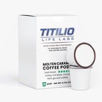Molten Caramel Coffee Pods Vital Nutra (Dark Roast) - Titilio Life Labs - Titilio.com