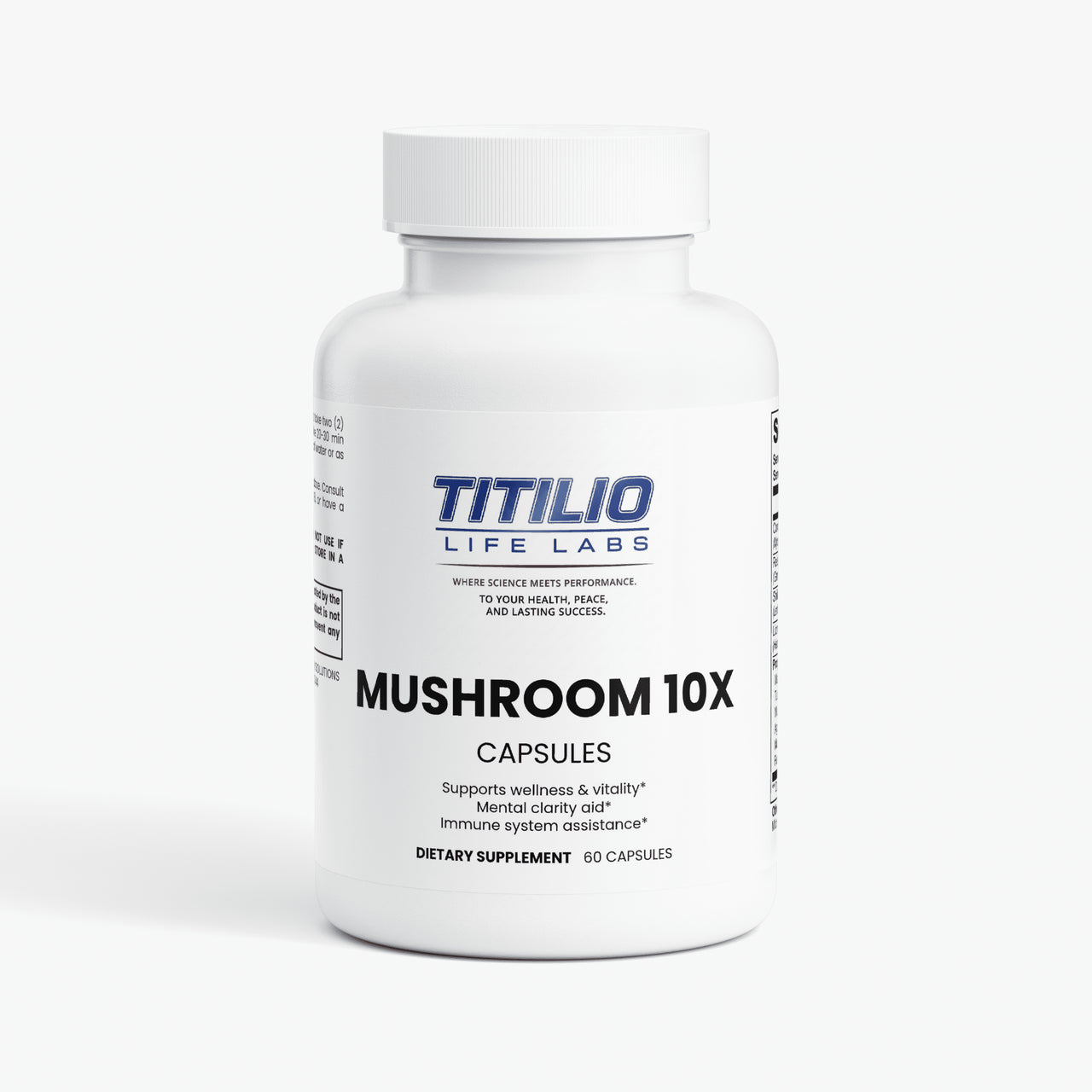 Mushroom Complex 10 X Vital Nutra - Titilio Life Labs - Titilio.com