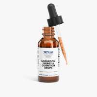 Mushroom Energy & Cognition Drops - Titilio Life Labs - Titilio.com