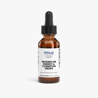 Mushroom Energy & Cognition Drops - Titilio Life Labs - Titilio.com