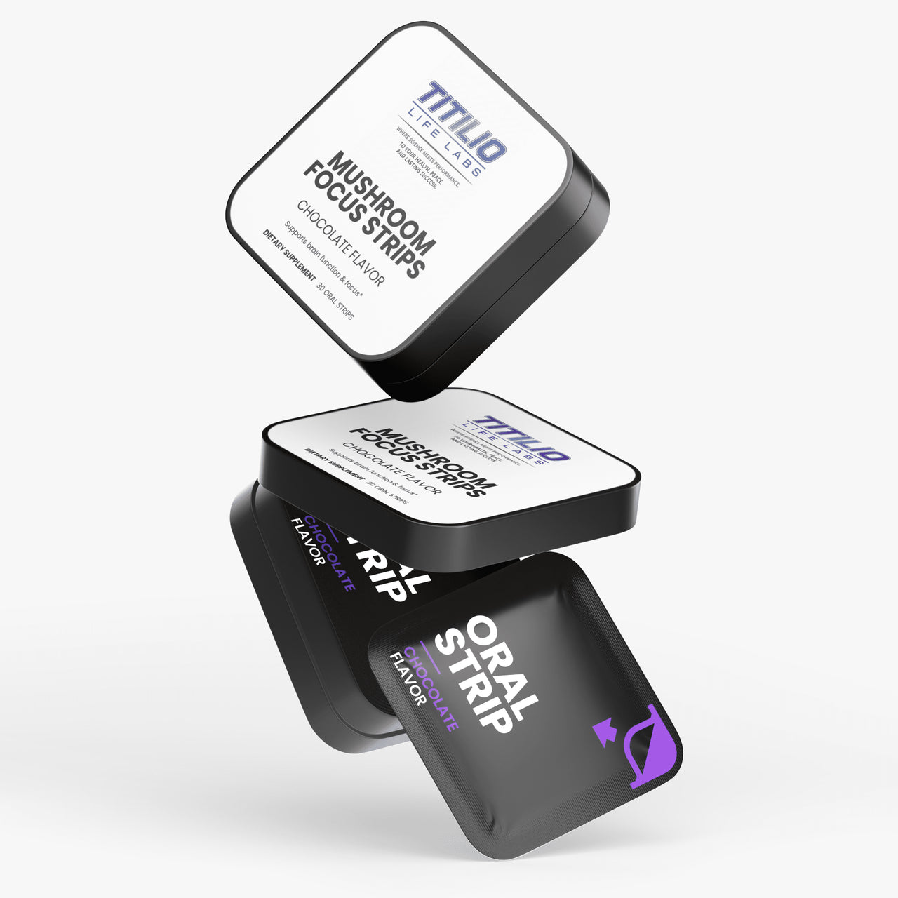 Mushroom Focus Strips Vital Nutra - Titilio Life Labs - Titilio.com