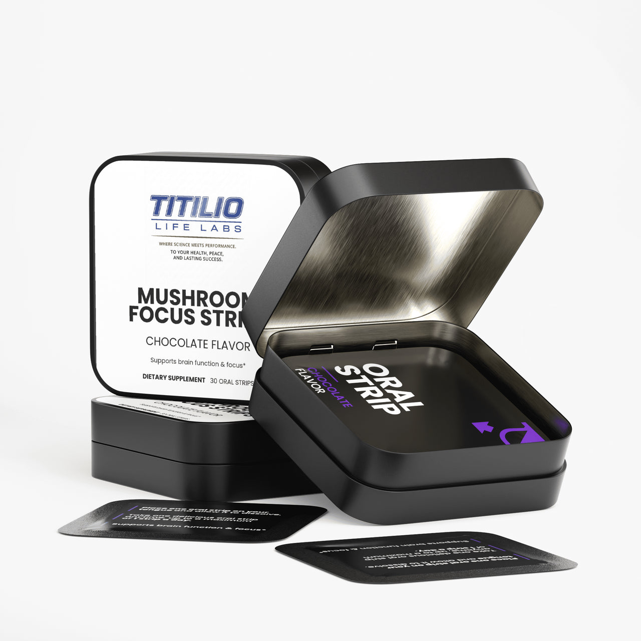 Mushroom Focus Strips Vital Nutra - Titilio Life Labs - Titilio.com