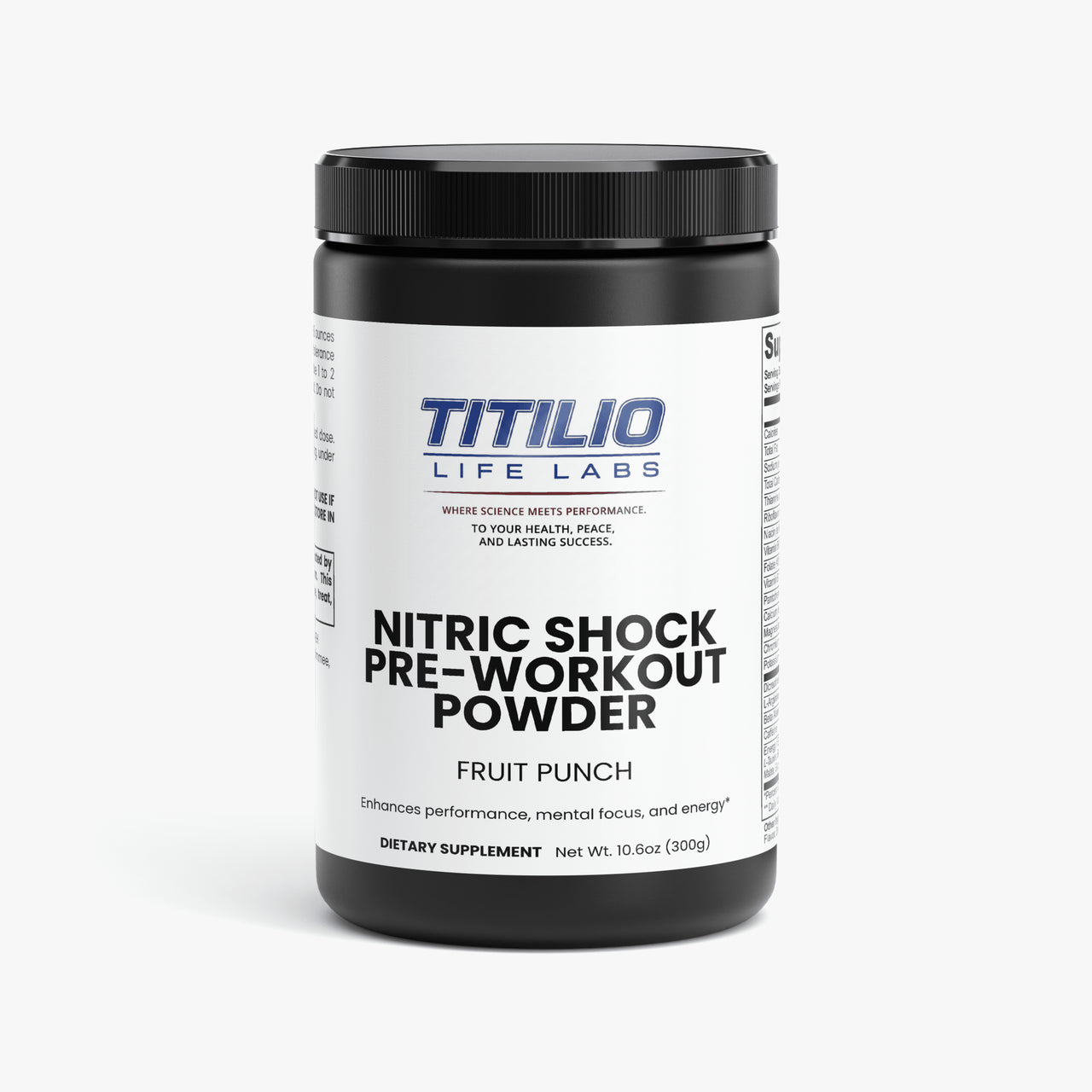 Nitric Shock Pre-Workout Powder Vital Nutra (Fruit Punch) - Titilio Life Labs - Titilio.com
