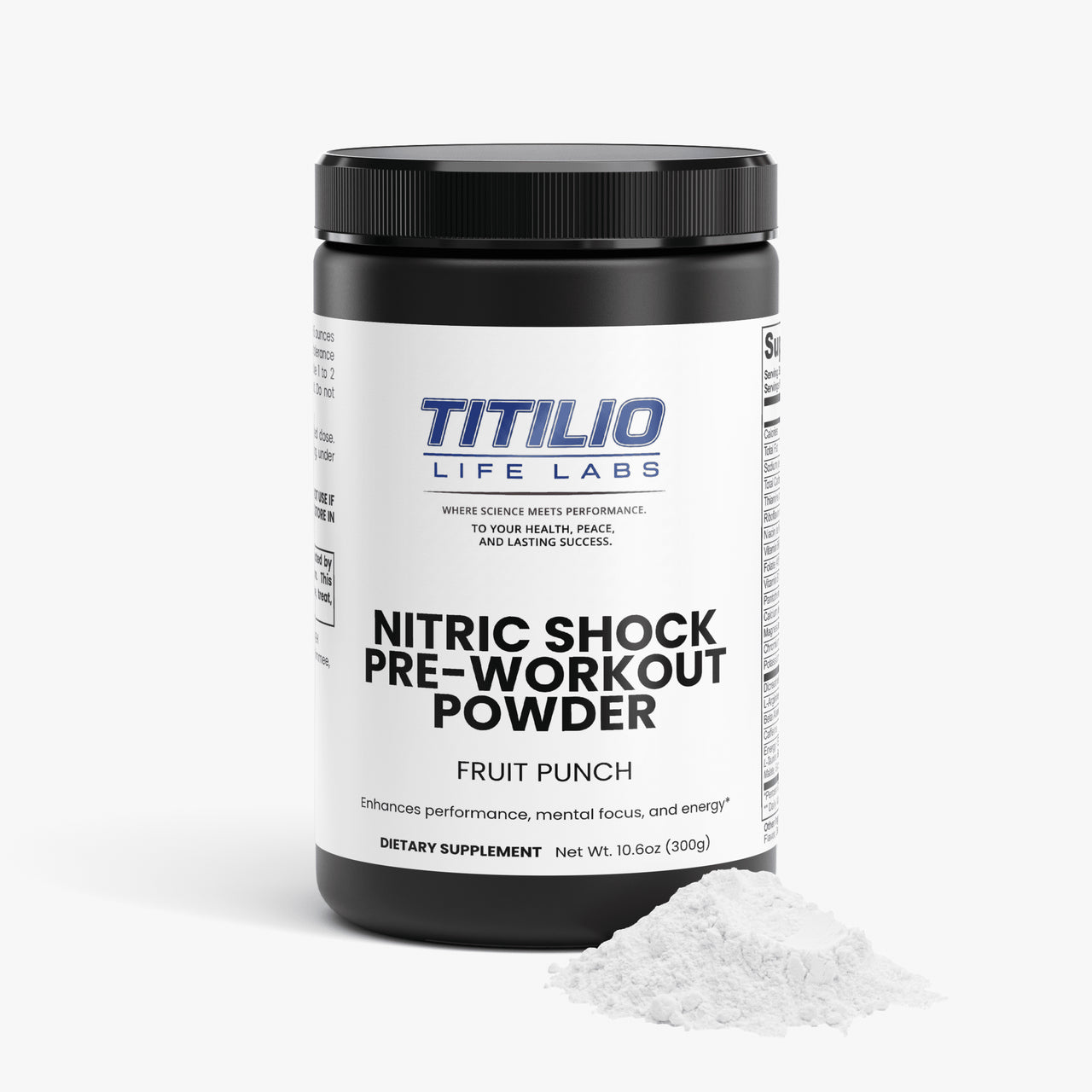 Nitric Shock Pre-Workout Powder Vital Nutra (Fruit Punch) - Titilio Life Labs - Titilio.com