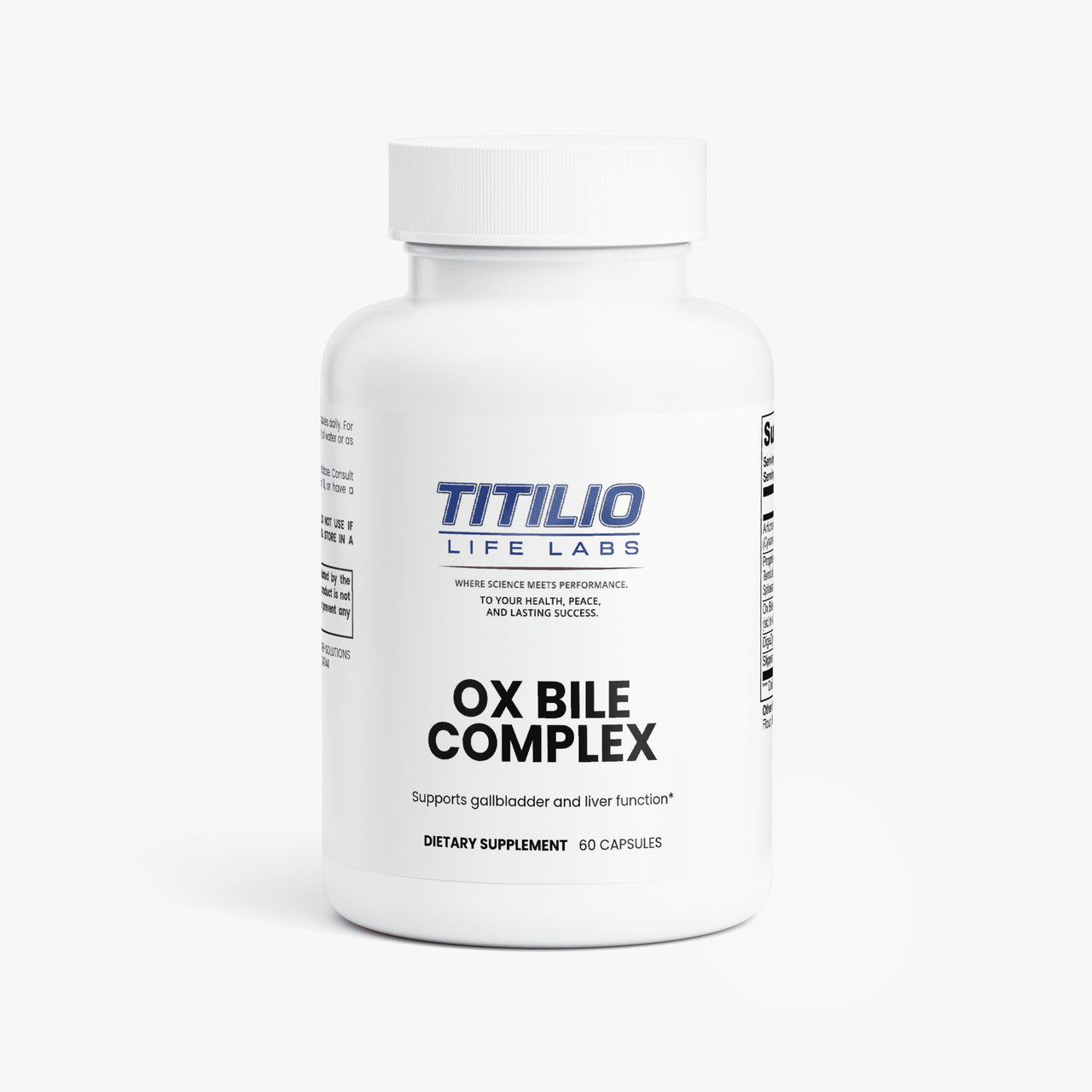 Ox Bile Complex Vital Nutra - Titilio Life Labs - Titilio.com