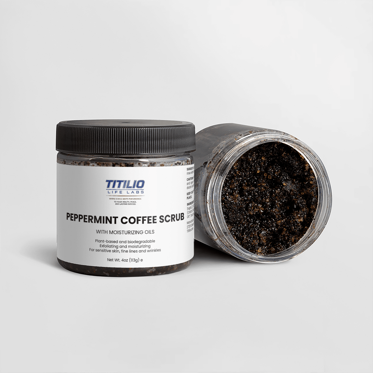 Peppermint Coffee Scrub Vital Nutra - Titilio Life Labs - Titilio.com