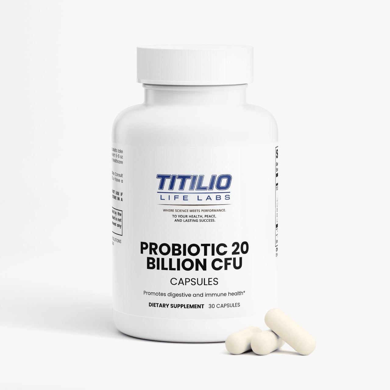 Probiotic 20 Billion Vital Nutra - Titilio Life Labs - Titilio.com