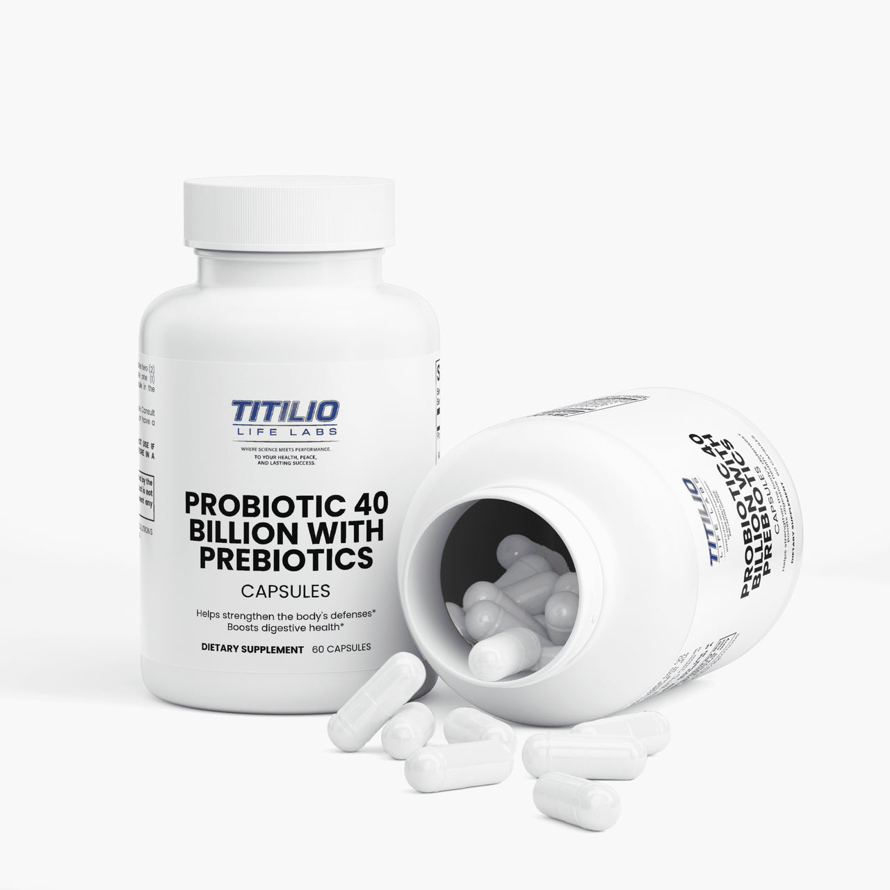 Probiotic 40 Billion with Prebiotics Vital Nutra - Titilio Life Labs - Titilio.com