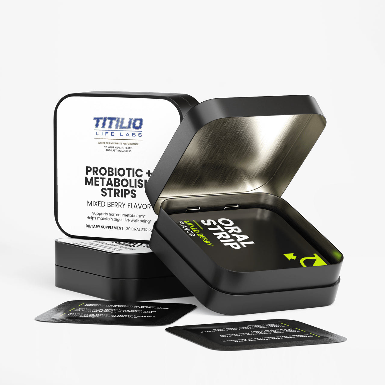 Probiotic + Metabolism Strips Vital Nutra - Titilio Life Labs - Titilio.com