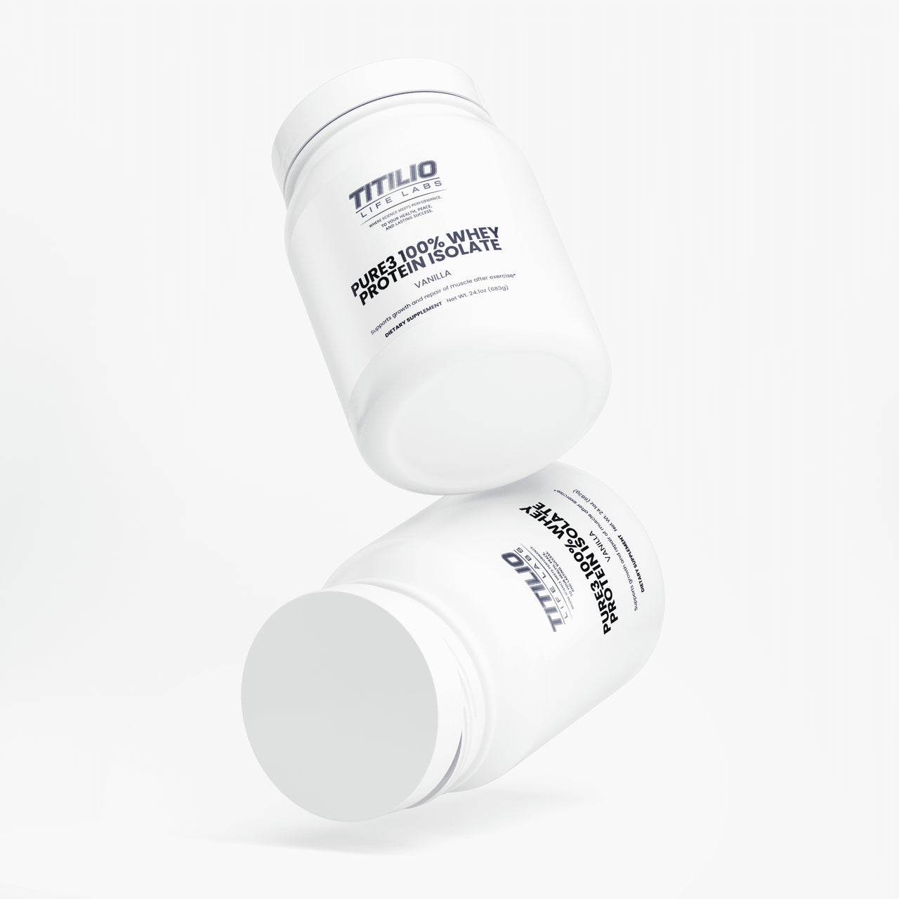 Pure3 100% Whey Protein Isolate Vital Nutra (Vanilla) - Titilio Life Labs - Titilio.com