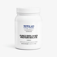 Pure3 100% Whey Protein Isolate Vital Nutra (Vanilla) - Titilio Life Labs - Titilio.com