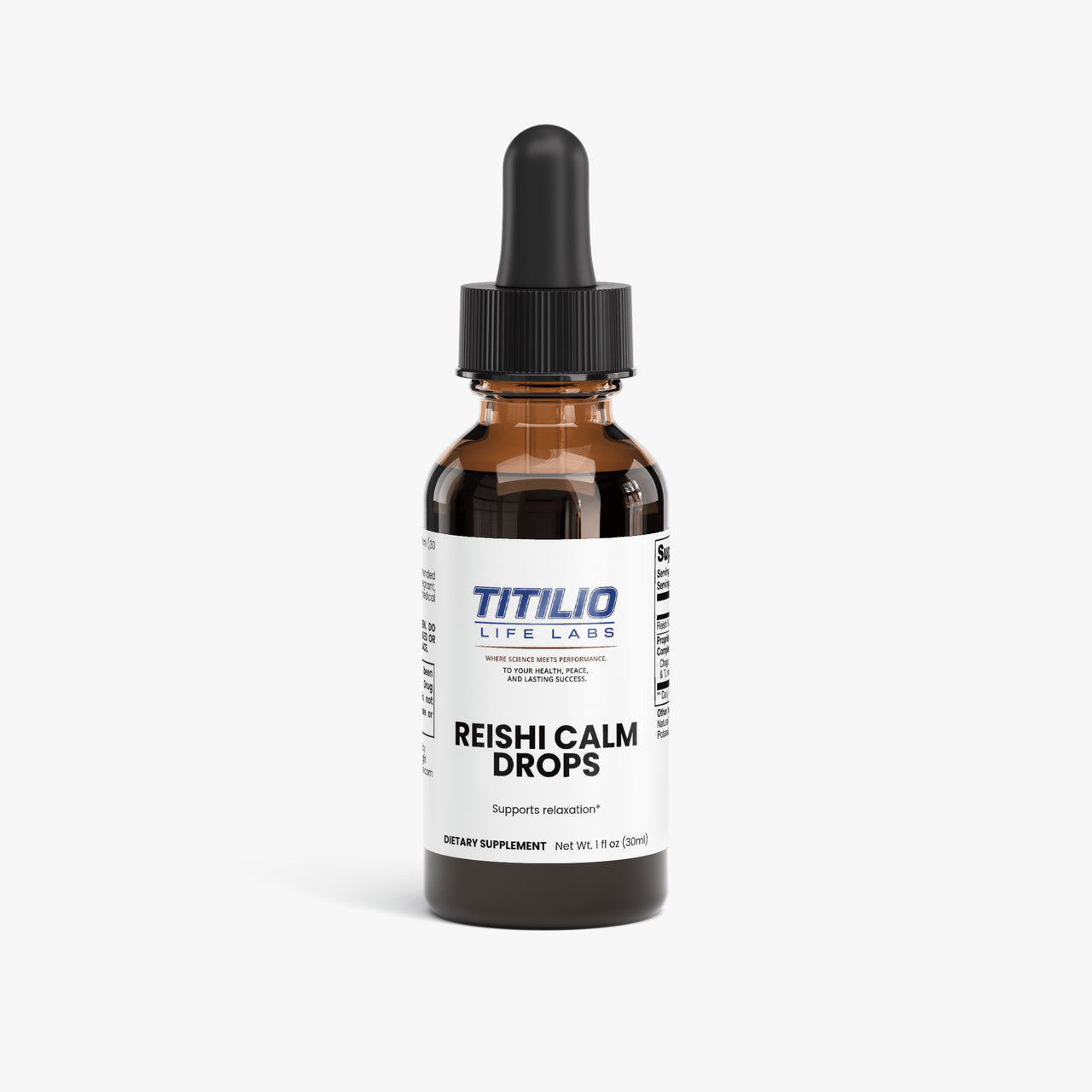 Reishi Calm Drops Vital Nutra - Titilio Life Labs - Titilio.com
