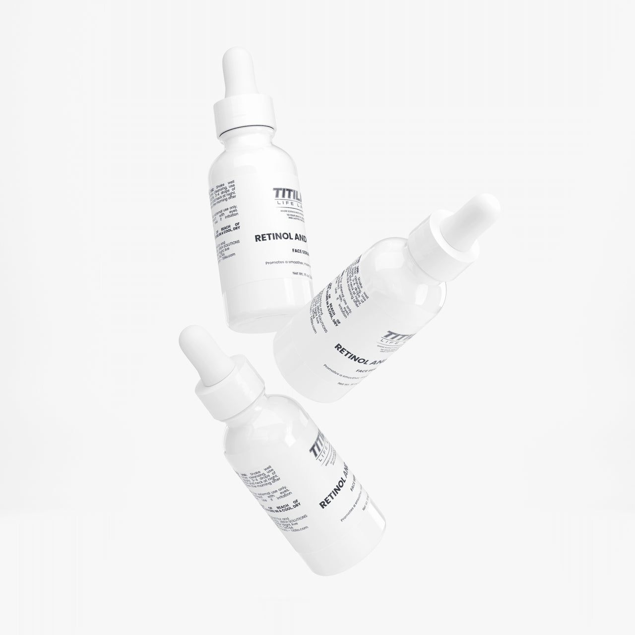 Retinol and Peptide Face Serum Vital Nutra - Titilio Life Labs - Titilio.com