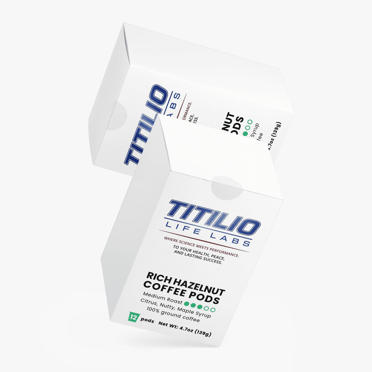 Rich Hazelnut Coffee Pods Vital Nutra (Medium Roast) - Titilio Life Labs - Titilio.com