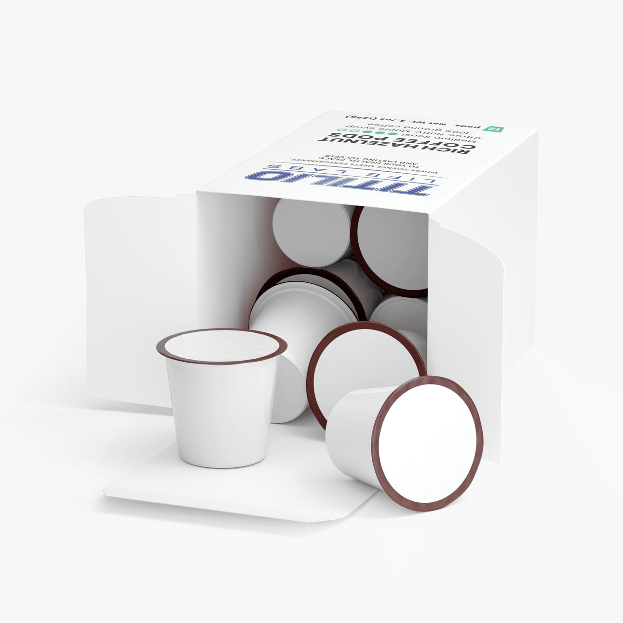 Rich Hazelnut Coffee Pods Vital Nutra (Medium Roast) - Titilio Life Labs - Titilio.com