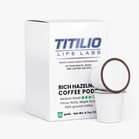 Rich Hazelnut Coffee Pods Vital Nutra (Medium Roast) - Titilio Life Labs - Titilio.com