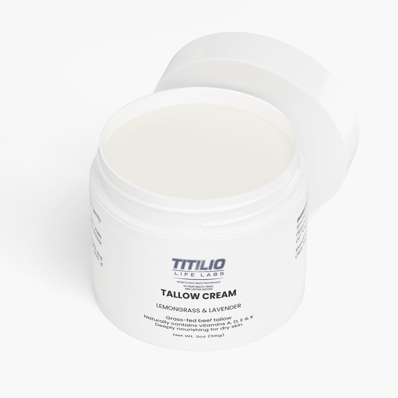 Tallow Cream Lemongrass & Lavender Vital Nutra - Titilio Life Labs - Titilio.com