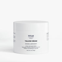 Tallow Cream Orange & Bergamot - Titilio Life Labs - Titilio.com