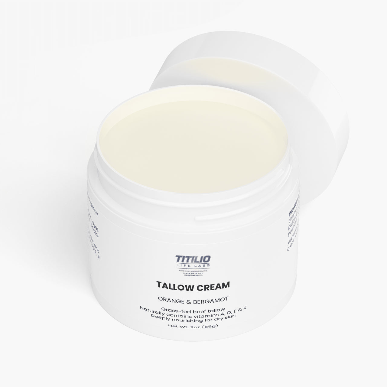 Tallow Cream Orange & Bergamot - Titilio Life Labs - Titilio.com