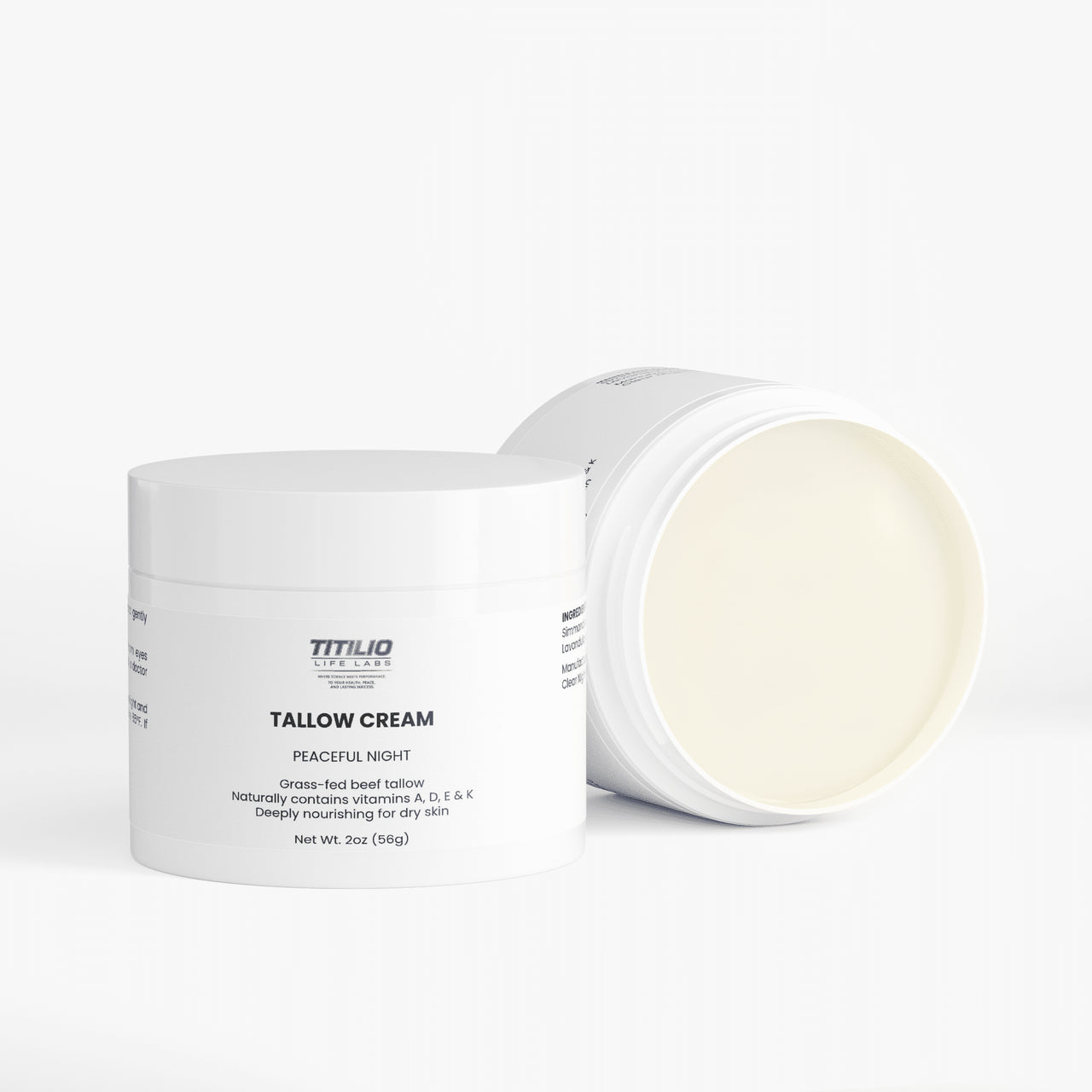 Tallow Cream Peaceful Night Vital Nutra - Titilio Life Labs - Titilio.com