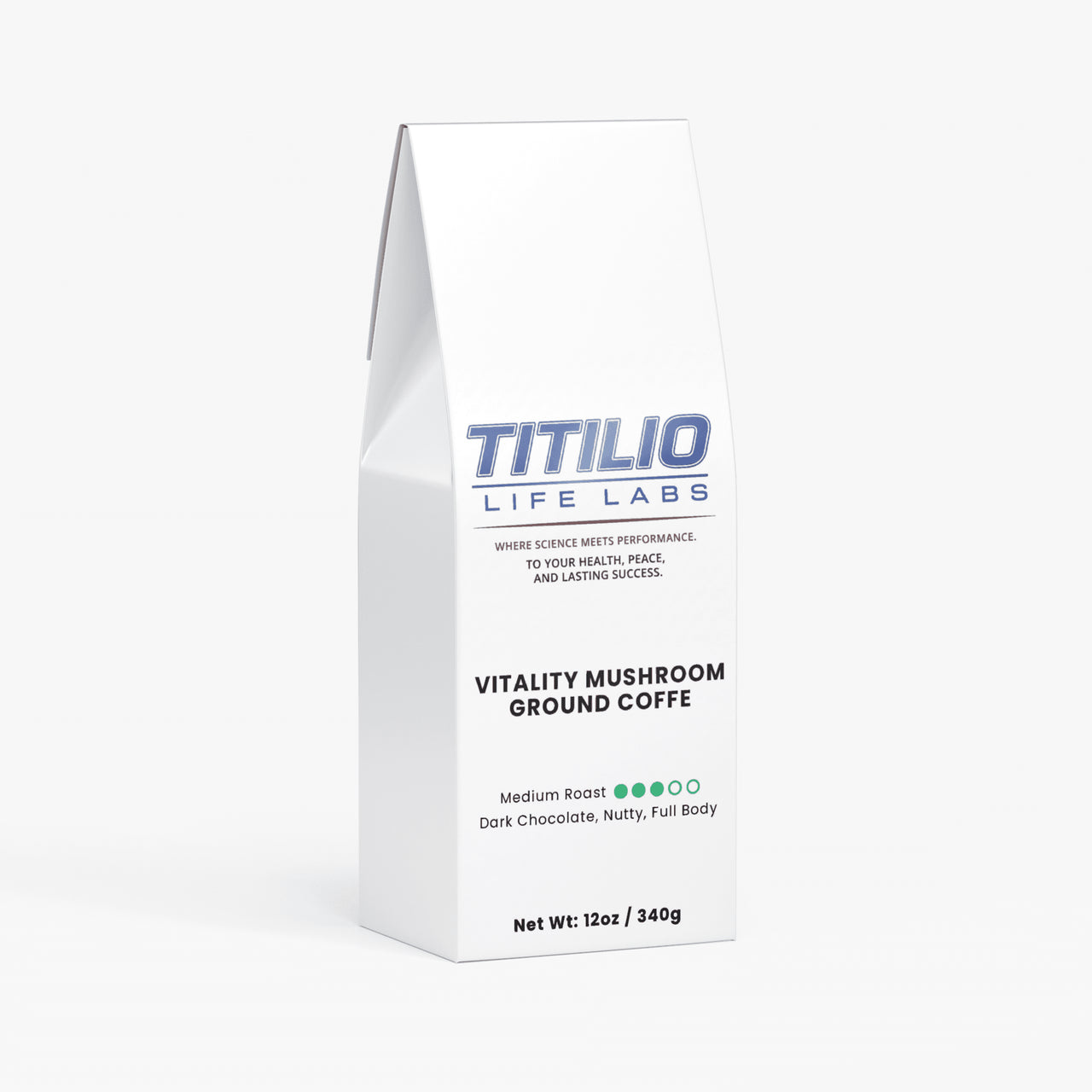 Vitality Mushroom Coffee Vital Nutra (Medium Roast) - Titilio Life Labs - Titilio.com