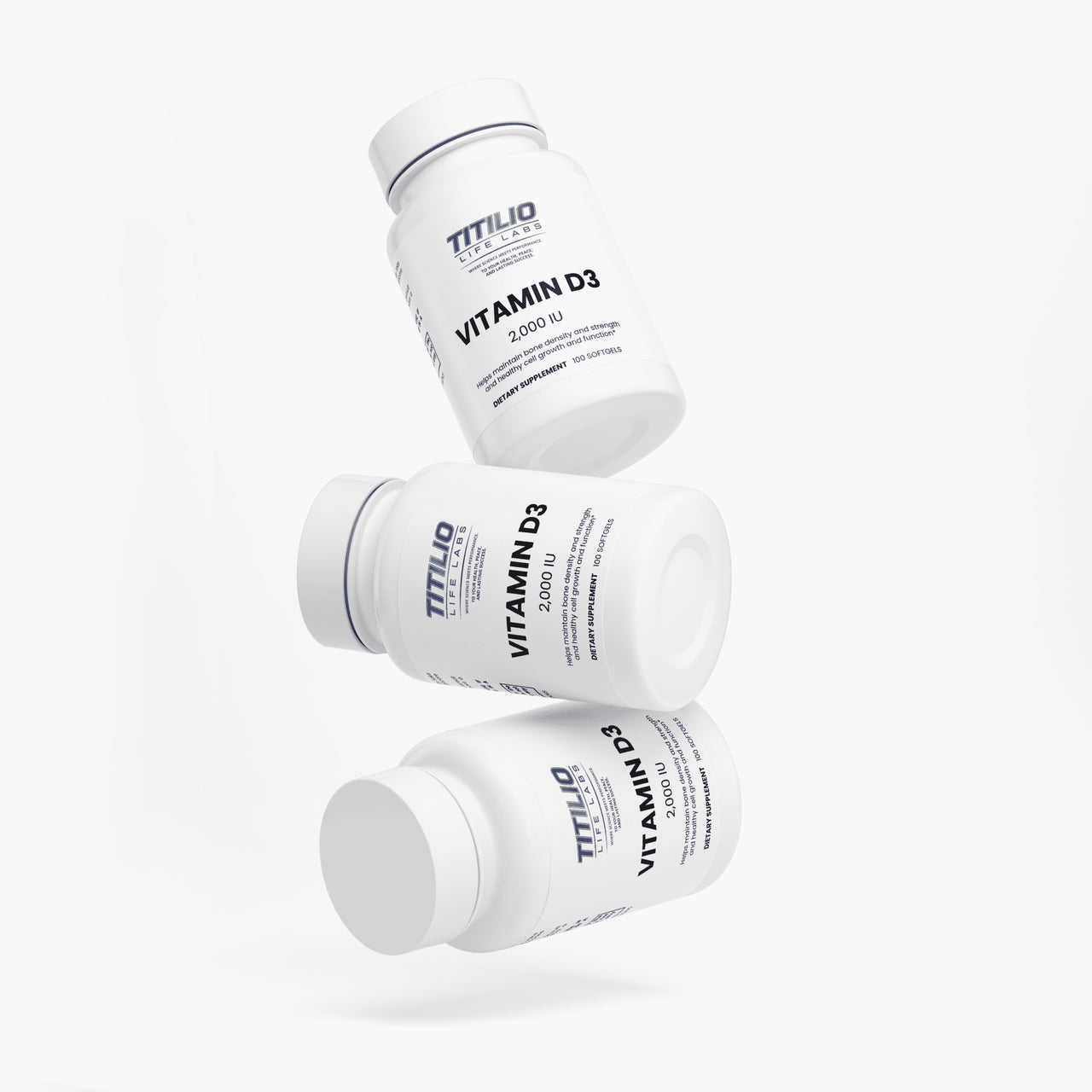 Vitamin D3 2,000 IU Vital Nutra - Titilio Life Labs - Titilio.com