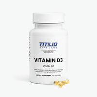 Vitamin D3 2,000 IU Vital Nutra - Titilio Life Labs - Titilio.com