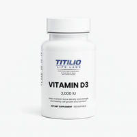 Vitamin D3 2,000 IU Vital Nutra - Titilio Life Labs - Titilio.com